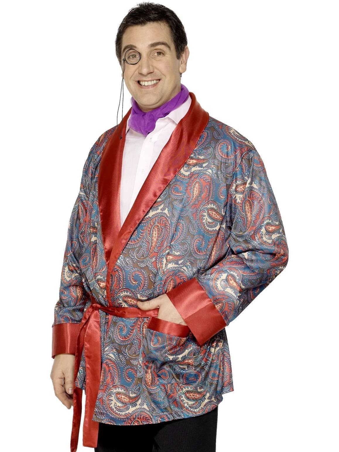 Men's Paisley Playboy Smoking Jacket