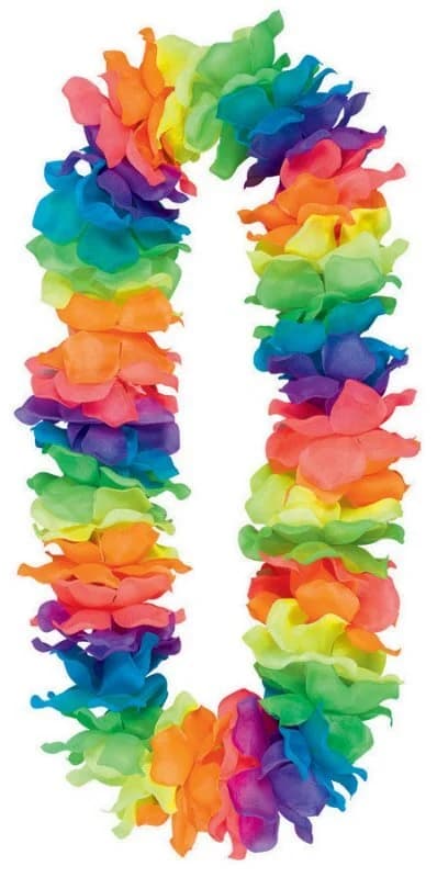 Multi-Colour Neon Flower Lei