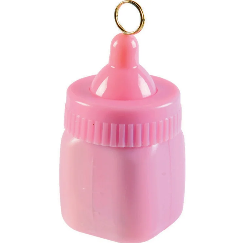 Pink Baby Bottle Balloon Weight