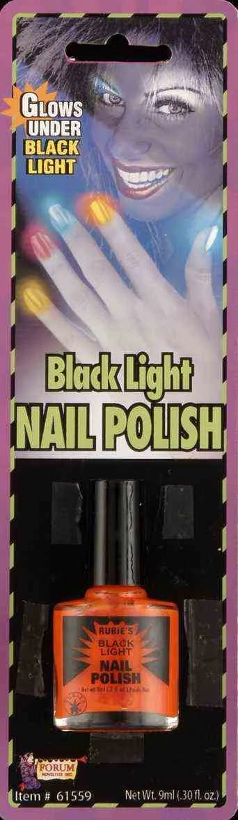Neon Orange UV Reactive Nail Polish (9ml)