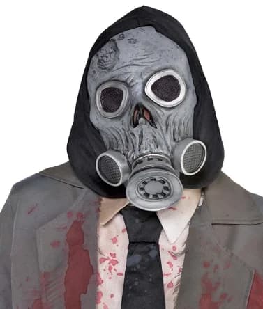Adults Hooded Zombie Gas Mask