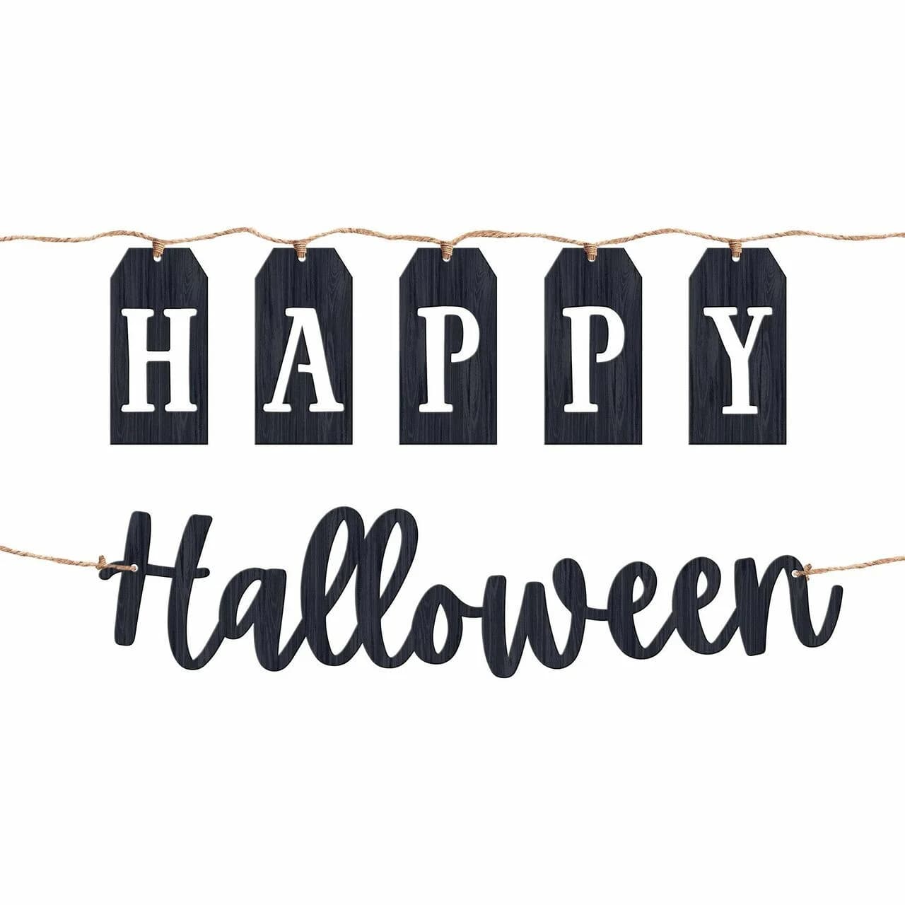 Happy Halloween MDF Banners (182cm) - Pk 2