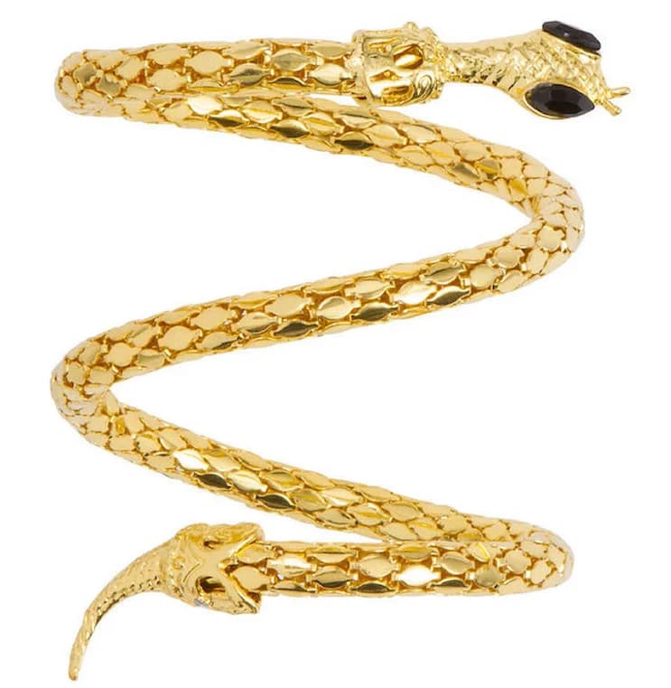 Gold Egyptian Snake Armband