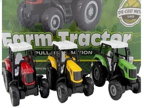 Diecast Pullback Tractor Toys (9cm)