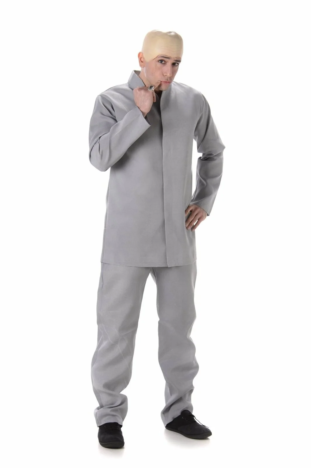 Adults Dr. Evil 60's Grey Suit