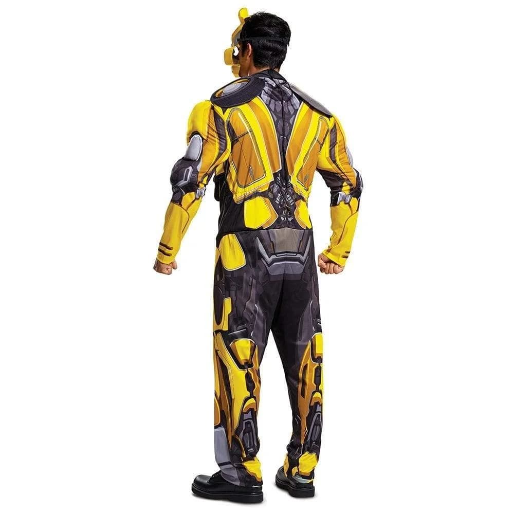 Adults Classic Transformers Bumblebee Muscle Costume - Xl