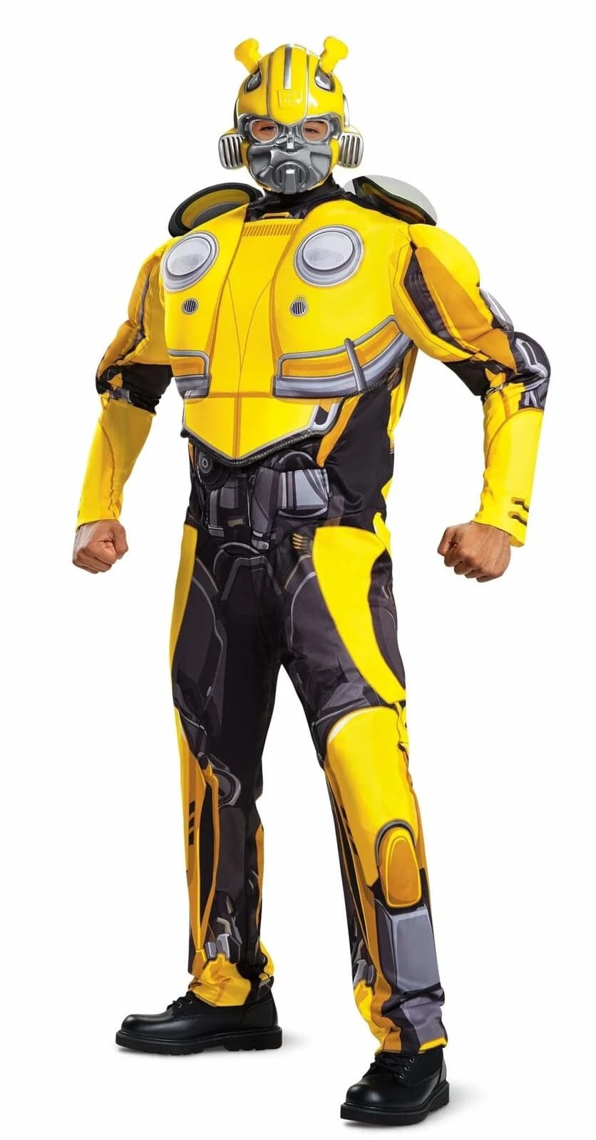 Adults Classic Transformers Bumblebee Muscle Costume - Xl