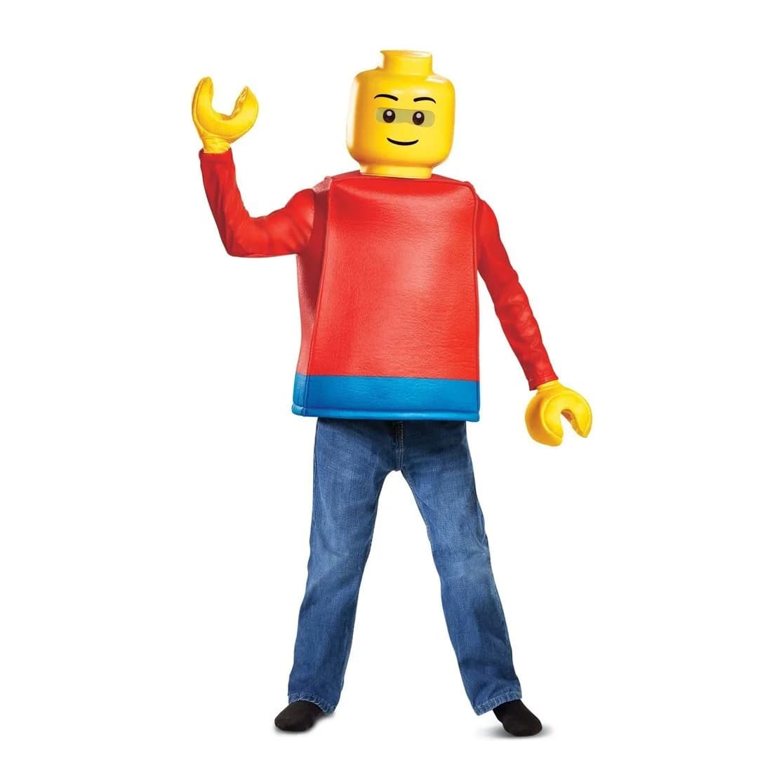 Kids Classic Lego Guy Costume Child - L