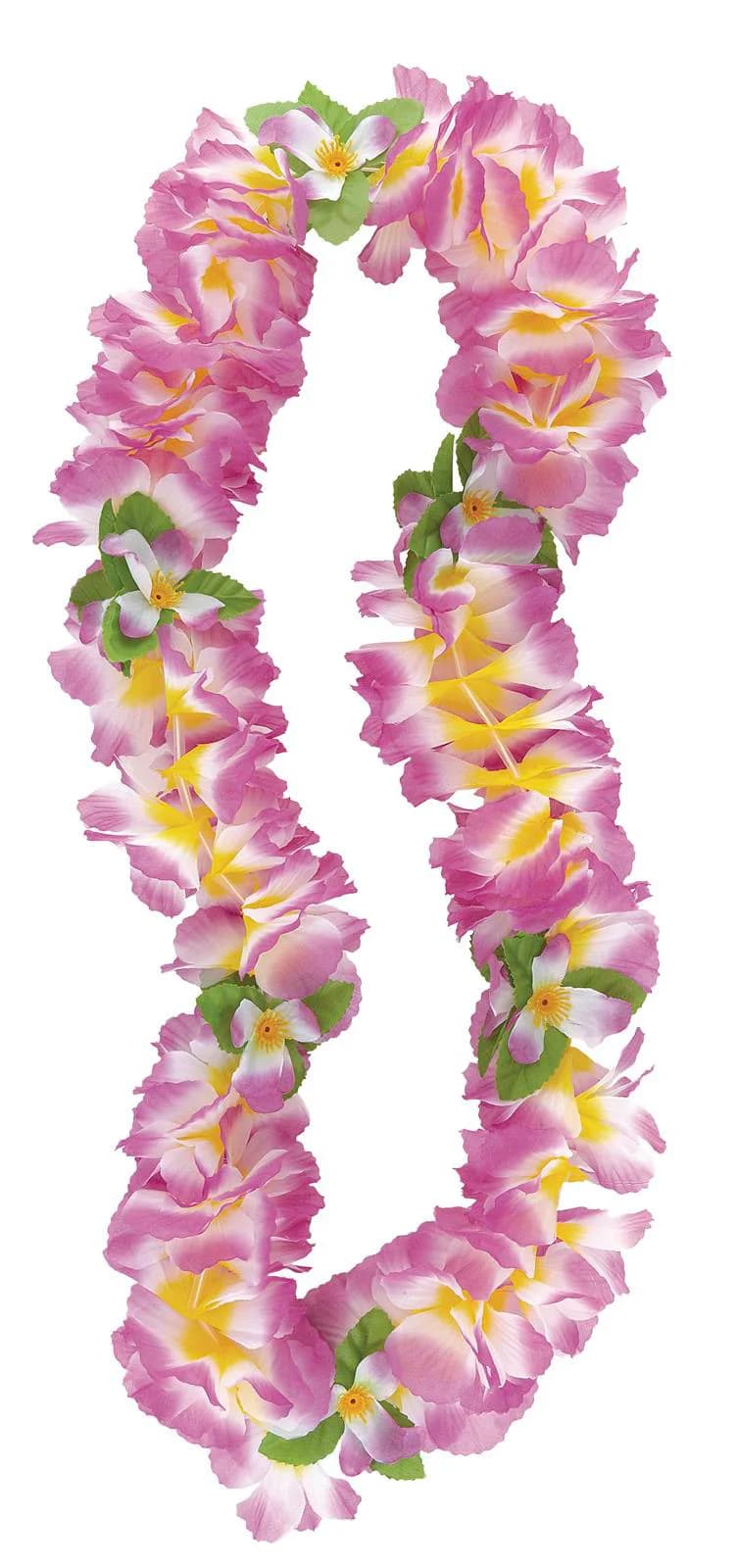 Pink/Yellow Fancy Luau Lei