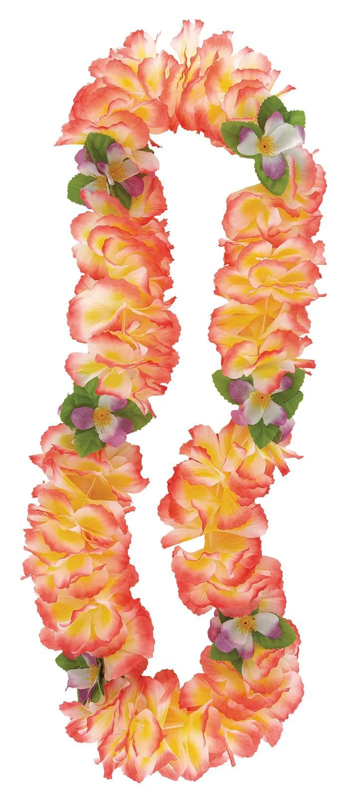 Pink/Yellow Fancy Orchid Lei