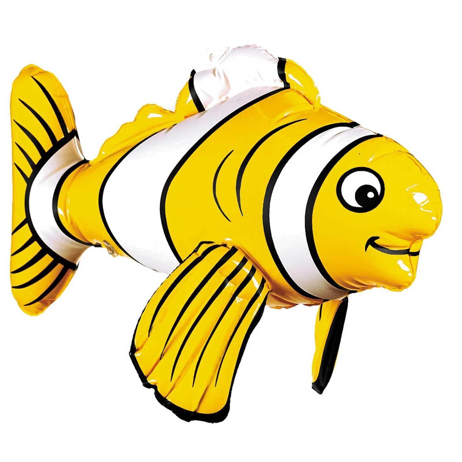 (Asstd. Colours) Inflatable Striped Clownfish (43cm)