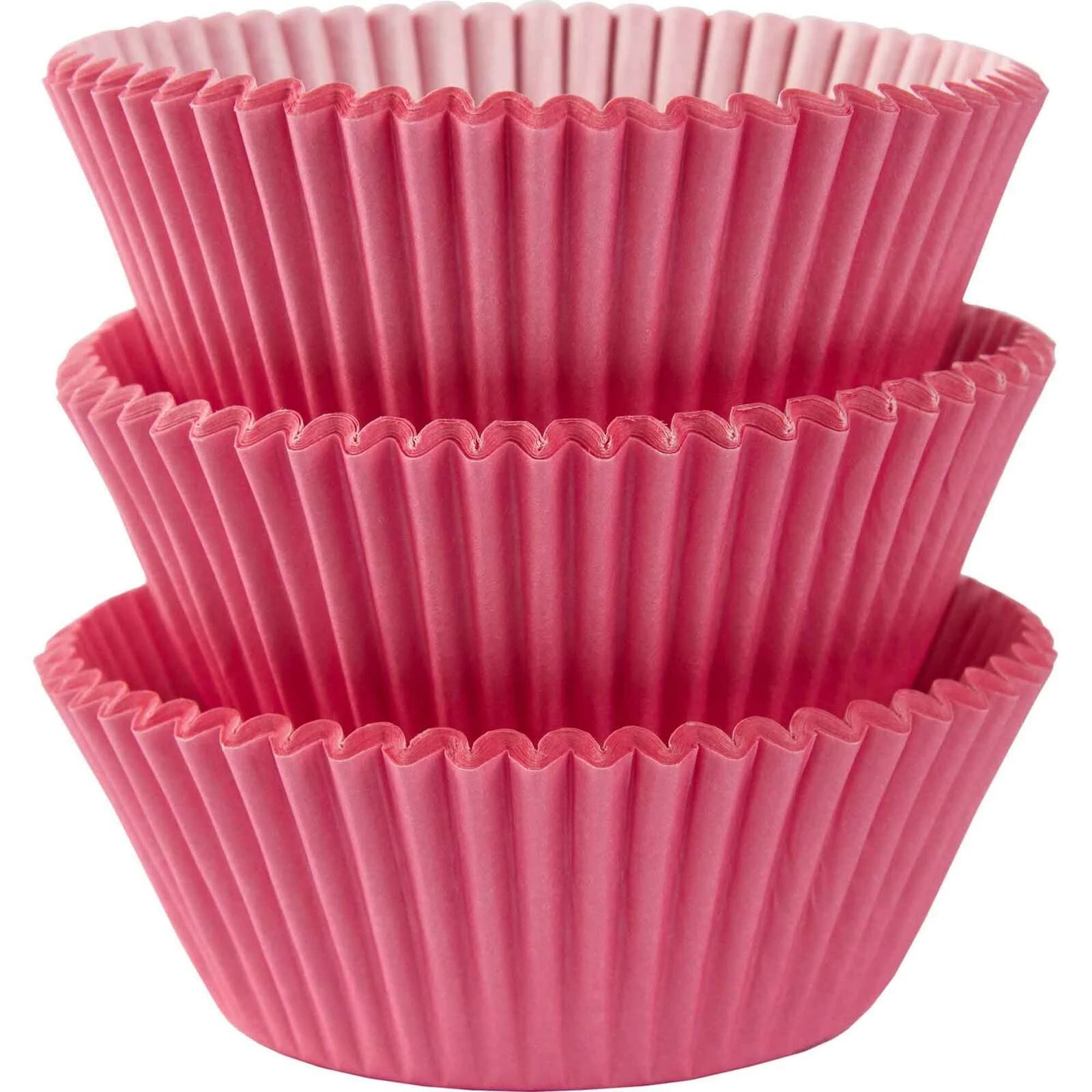 Bubblegum Pink Cupcake Cases - Pk 75