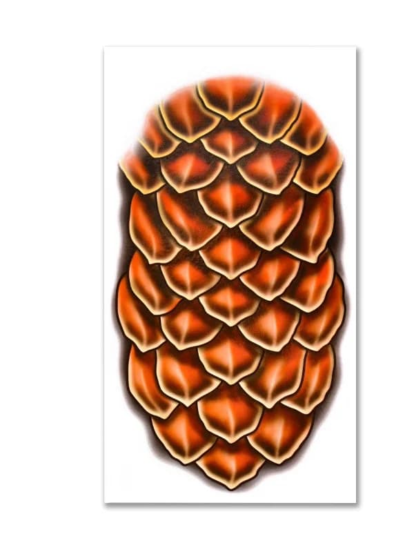 SFX Brown Dragon Scales Temporary Tattoo
