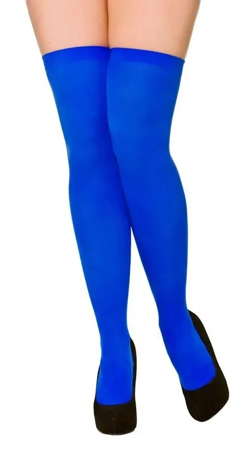 Neon Blue Stockings