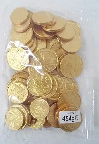 Bulk Milk Chocolate Gold Coins (454g)