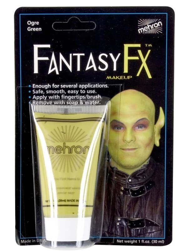 Mehron Ogre Green Fantasy FX Make-Up (30ml)