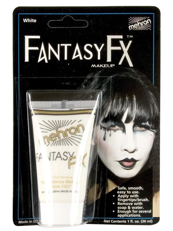 Mehron White Fantasy FX Makeup (30ml)
