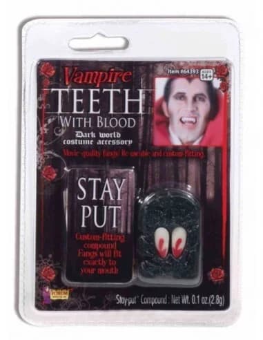 Blood Tipped Vampire Fangs