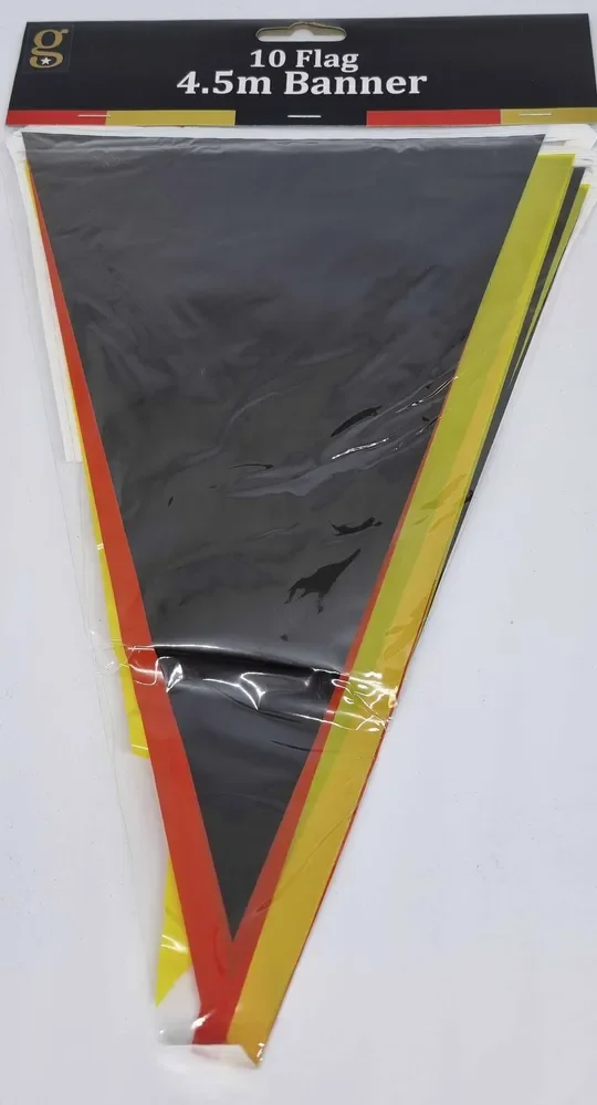Aboriginal Flag Colours Bunting 4.5m