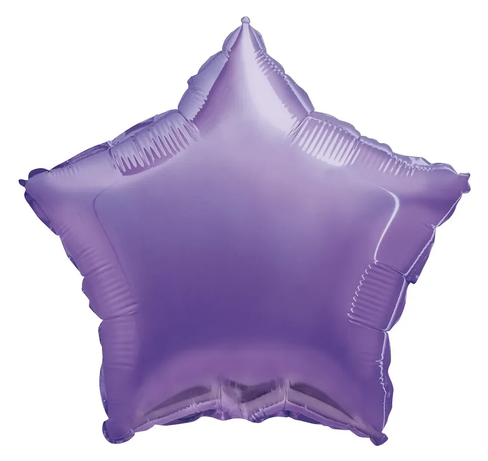 Lavender Star Foil Balloon (45cm)*