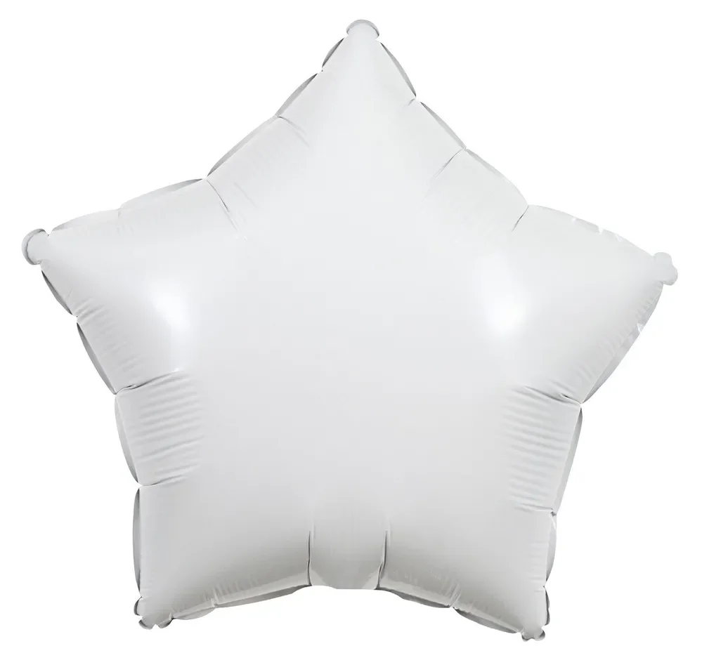 White Star Foil Balloon (45cm)