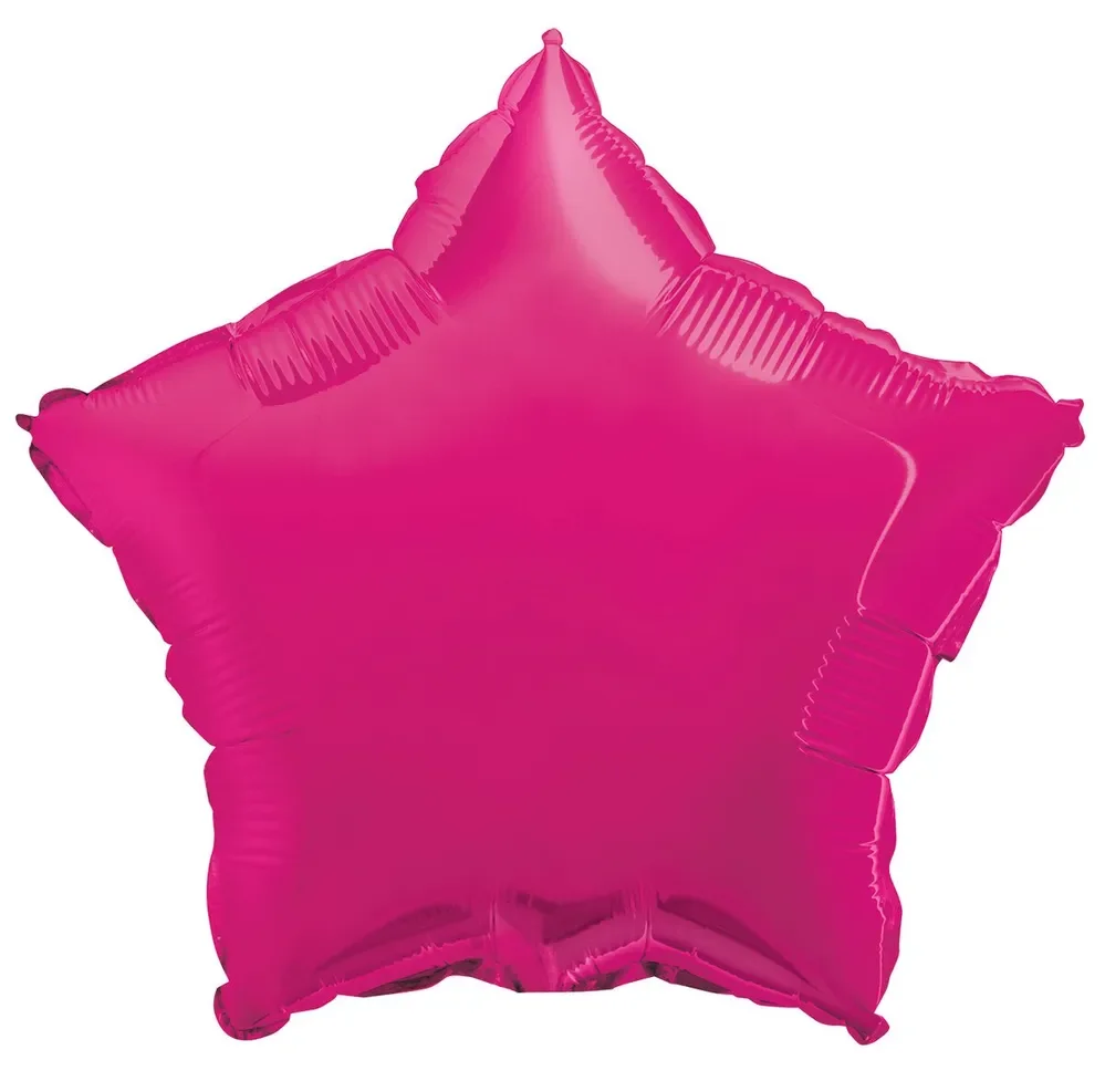 Hot Pink Star Foil Balloon (45cm)