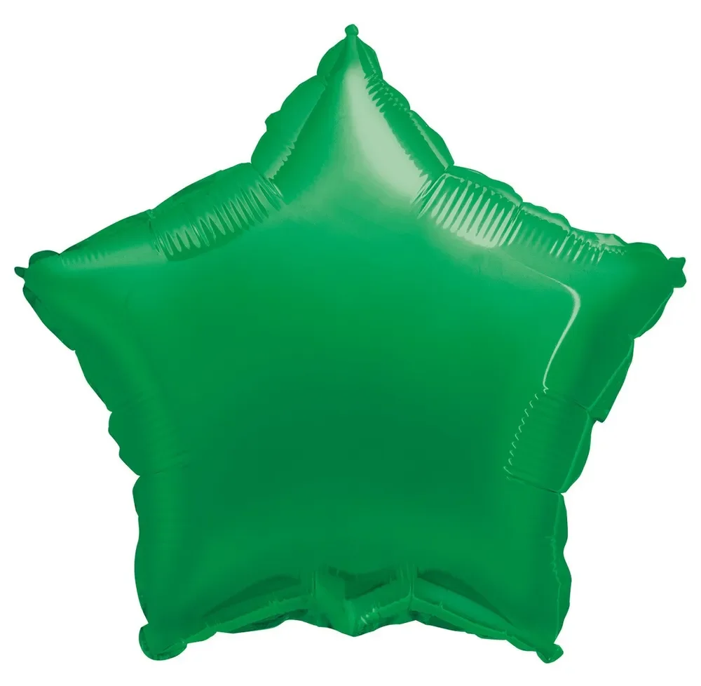 Green Star Foil Balloon (45cm)