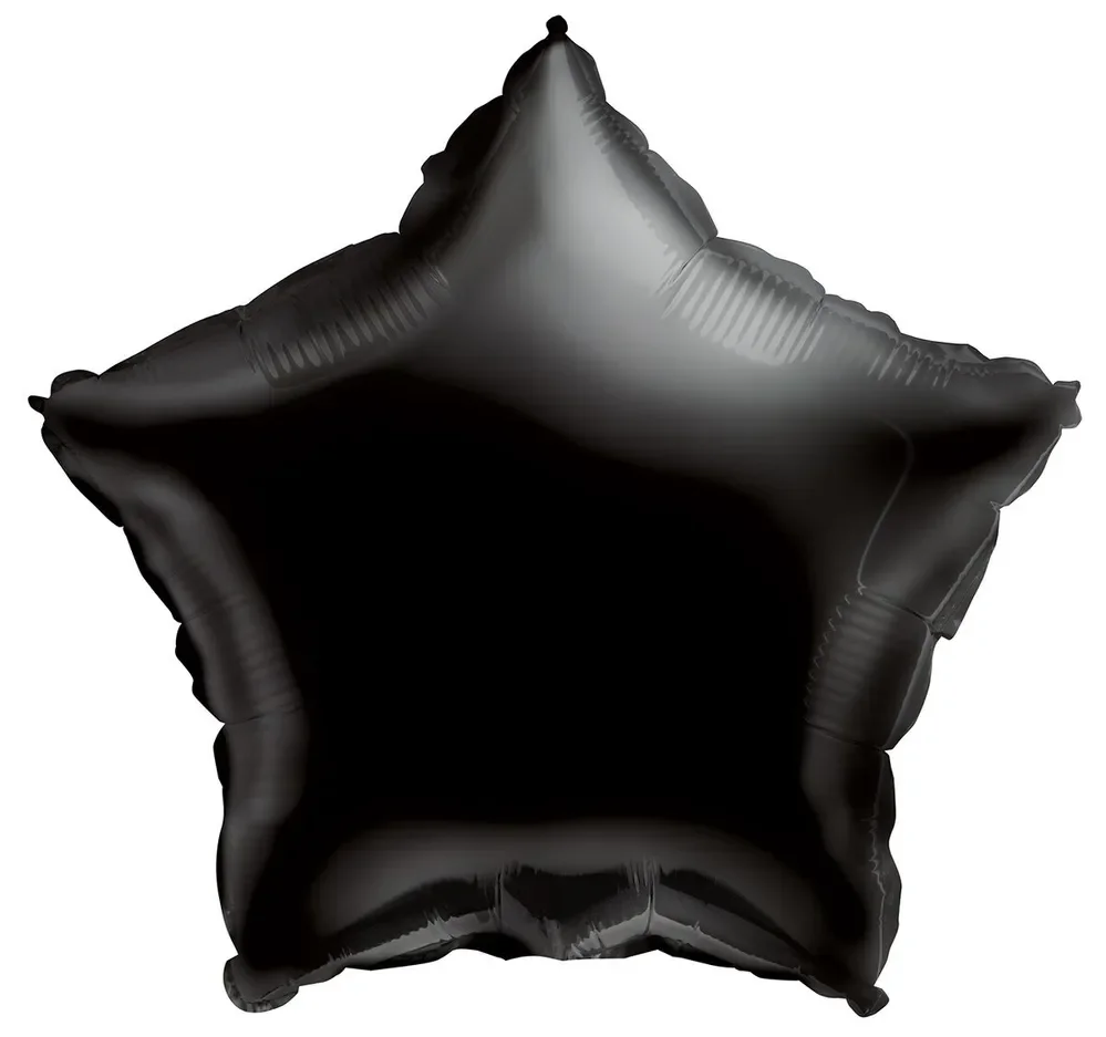 Black Star Foil Balloon (45cm)