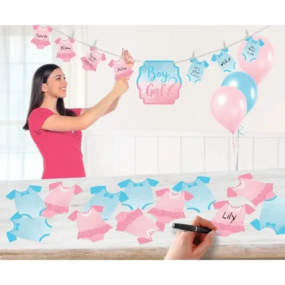 The Big Gender Reveal Activity Banner Kit