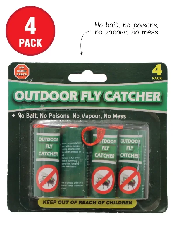 Sticky Fly Trap (3.8x75cm) - Pk 4