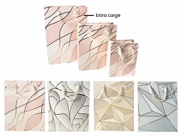Luxe Gold Pastel Jumbo Gift Bag (42x31x12cm)
