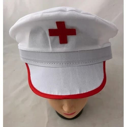 Adults Red Cross Costume Hat