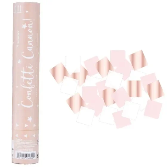 Rose Gold & Pink Confetti Cannon