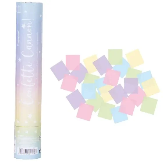 Multicolour Pastel Confetti Cannon