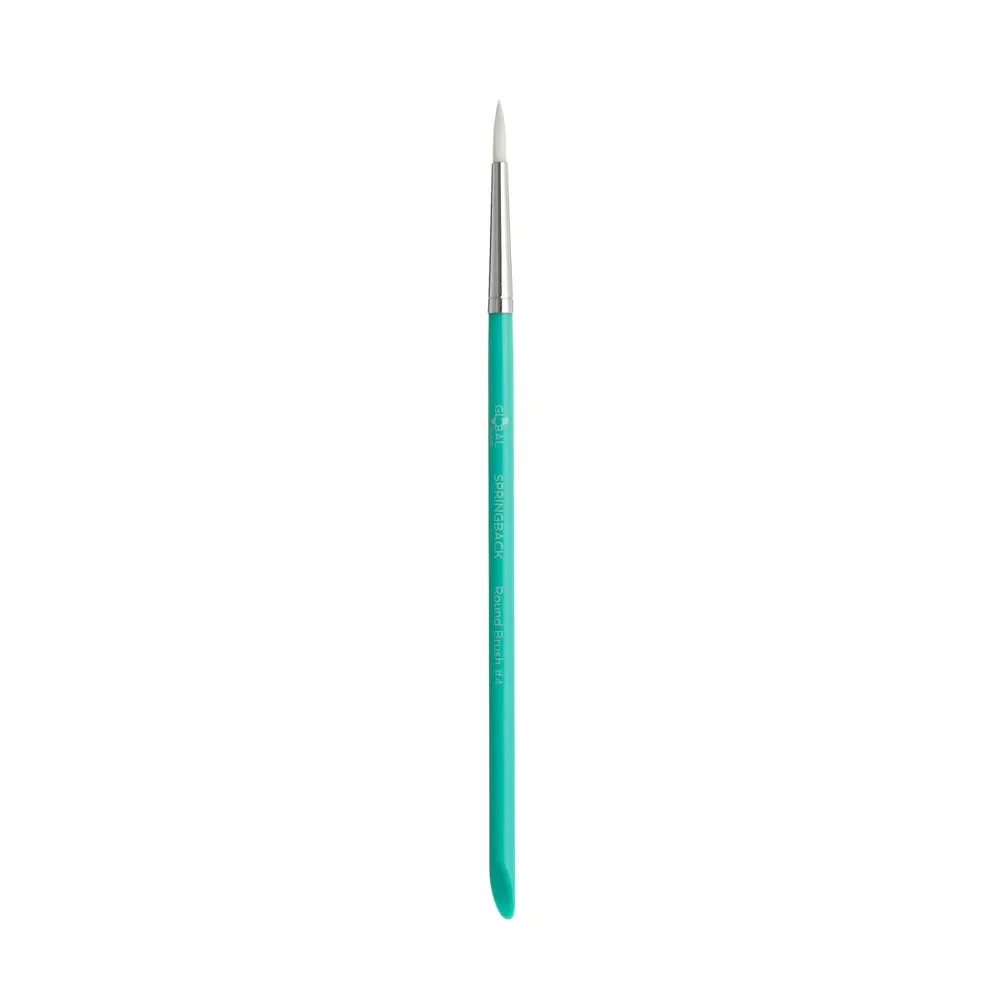 Round #4 Springback Body Art Paint Brush