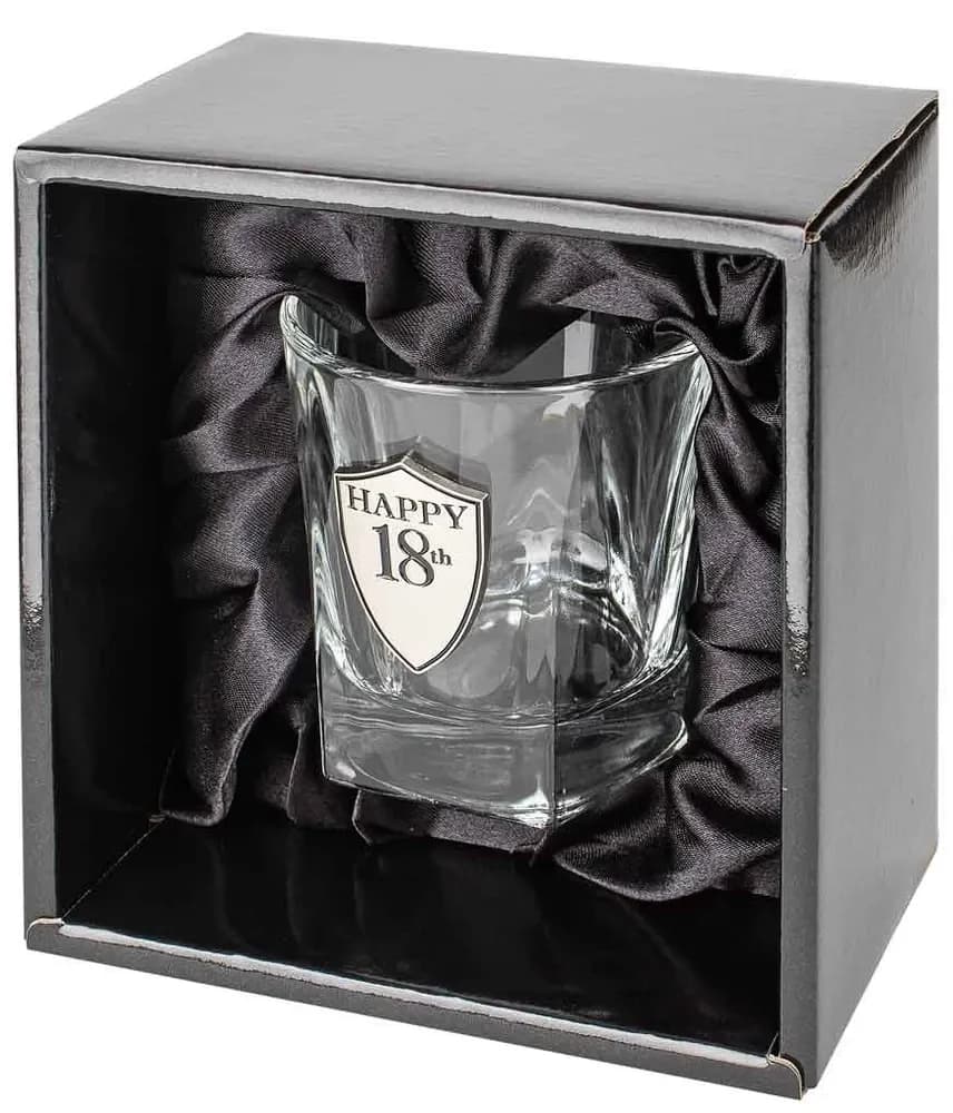 18th Birthday Whisky Glass (210ml)