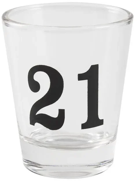 21st Birthday Shot Glass*