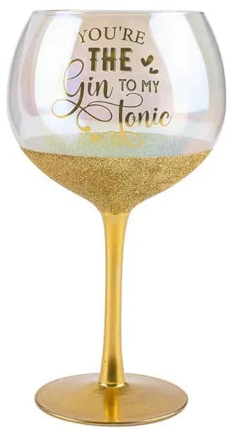 You're the Gin to my Tonic Gold Gin Glass*