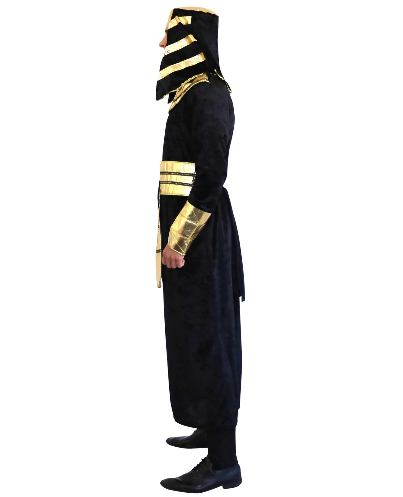 Adults Pharaoh Costume - L - side view, worn by model