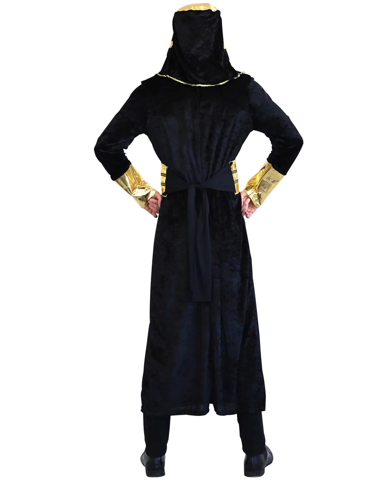 Adults Pharaoh Costume - L - back view, worn by model