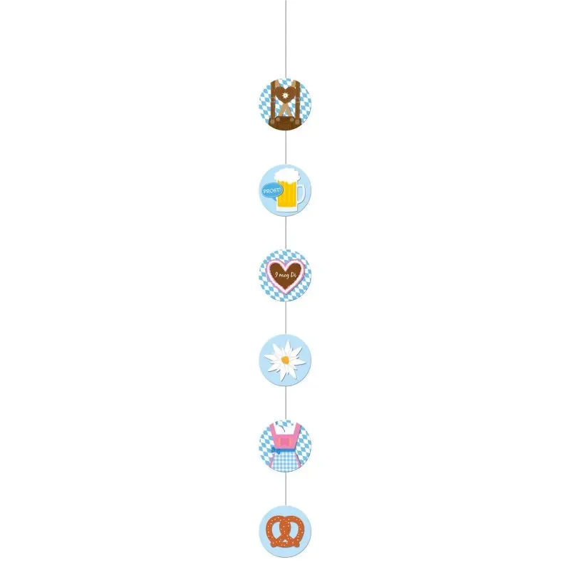 Oktoberfest Hanging Strand Decoration 4 Pack