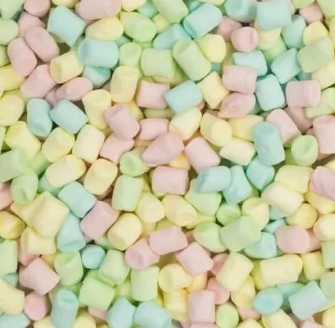 Pastel Rainbow Mini Marshmallows (800g)