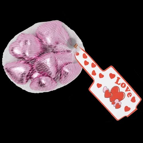 Rose Gold Chocolate Hearts (77g)