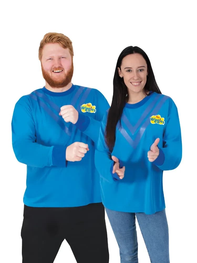 Adult Blue Wiggle Costume Top