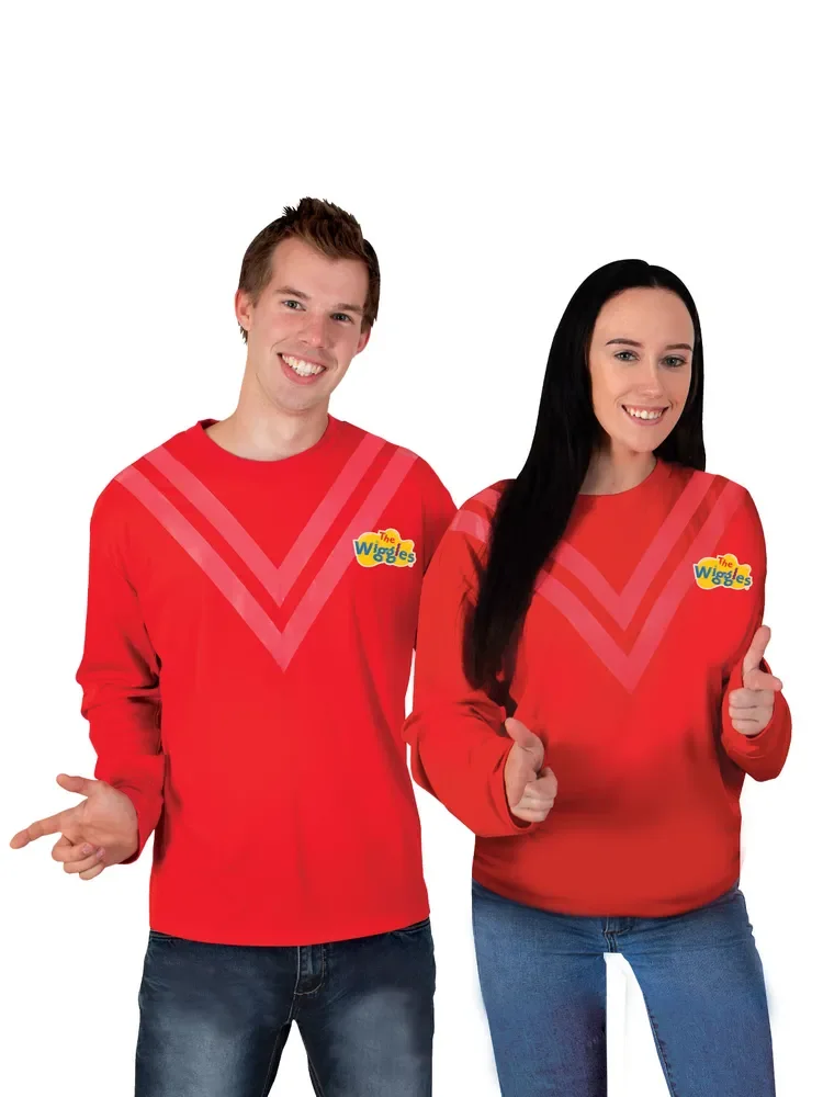 Adult Red Wiggle Costume Top