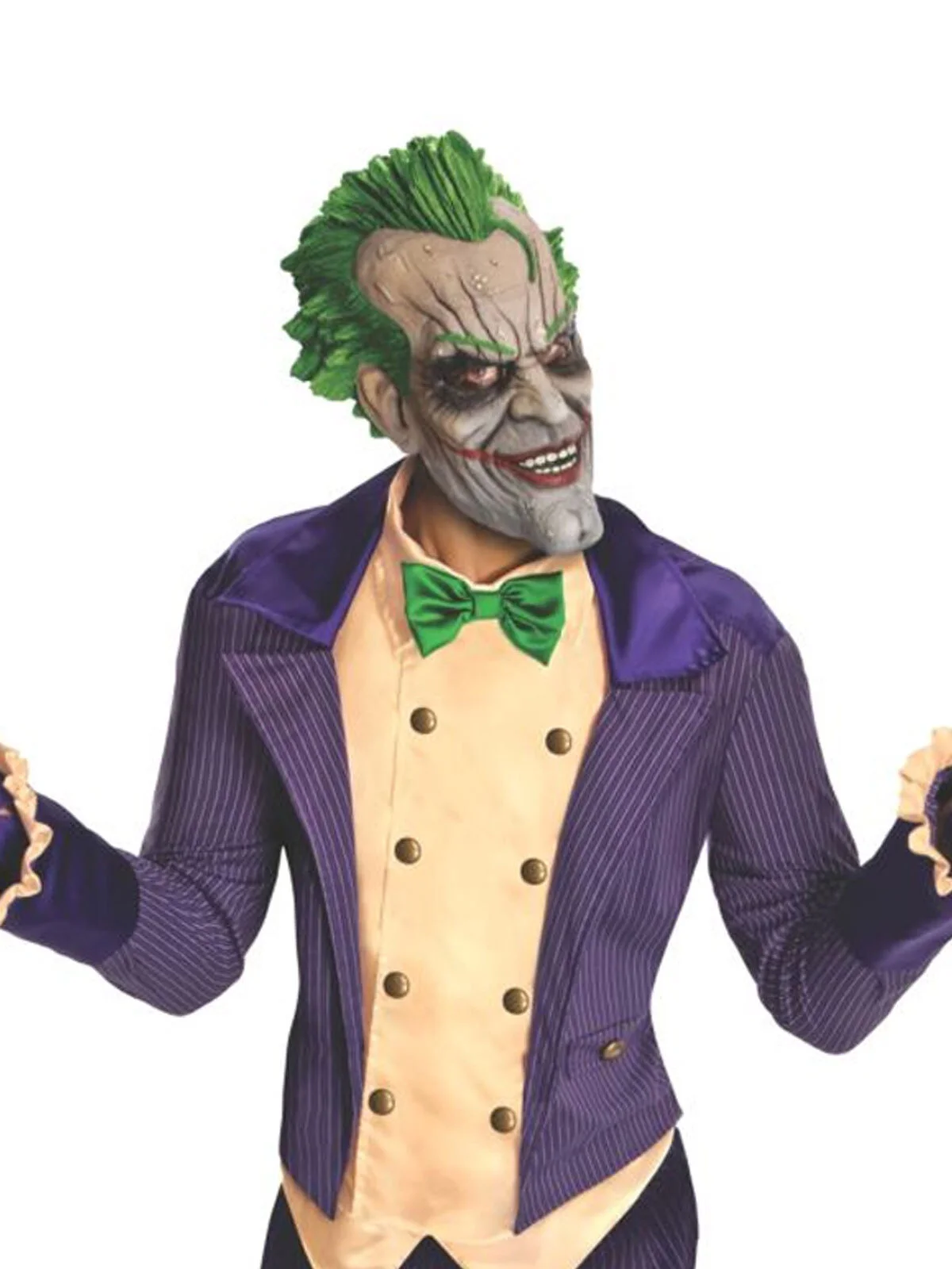 Adult Arkham City Joker Costume - (M-L)