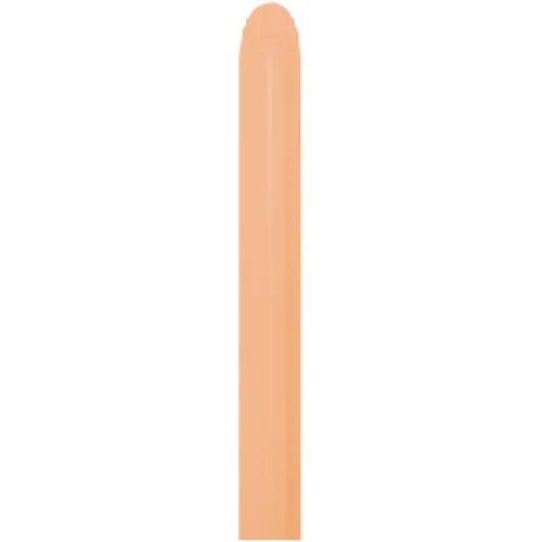 Fashion Peach Modelling Balloons - Pk 50