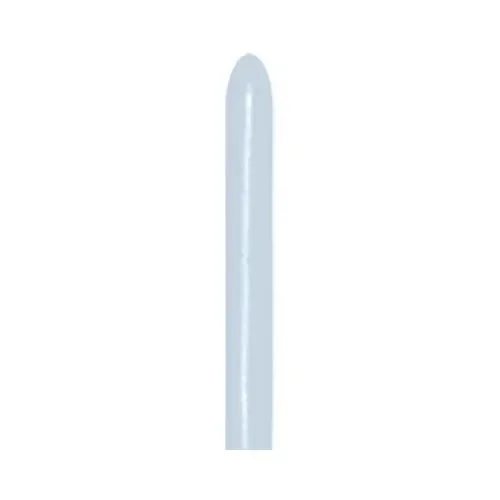 Satin White Modelling Balloons - Pk 50