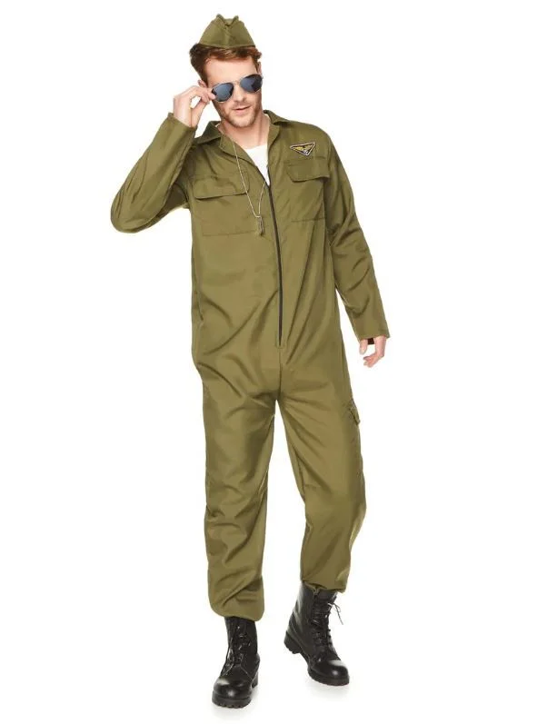 Adults' Vintage Fighter Pilot Costume
