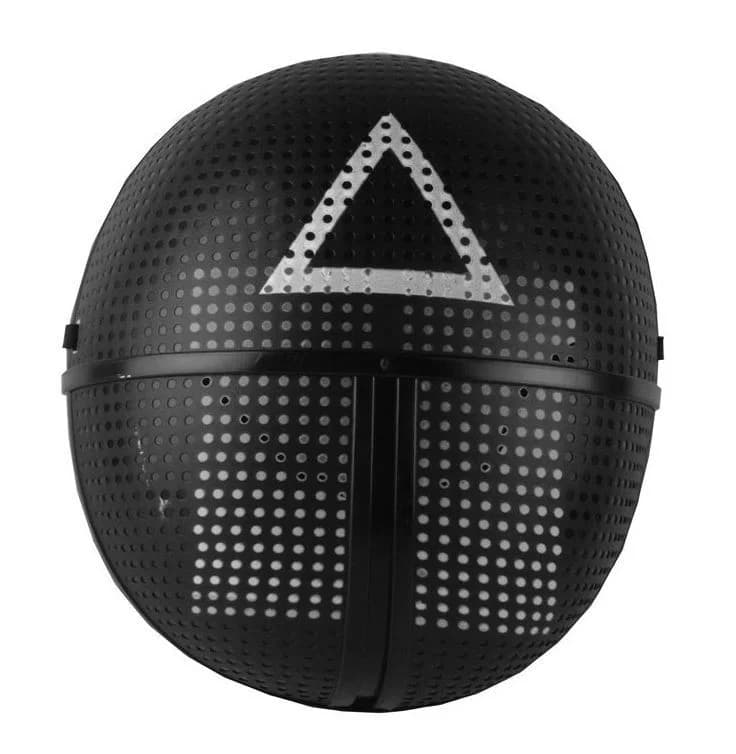 Adults Black Guard Mask with Triangle Symbol